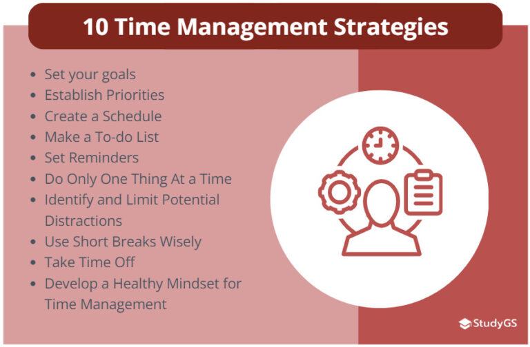 10 Time Management Strategies for College Students