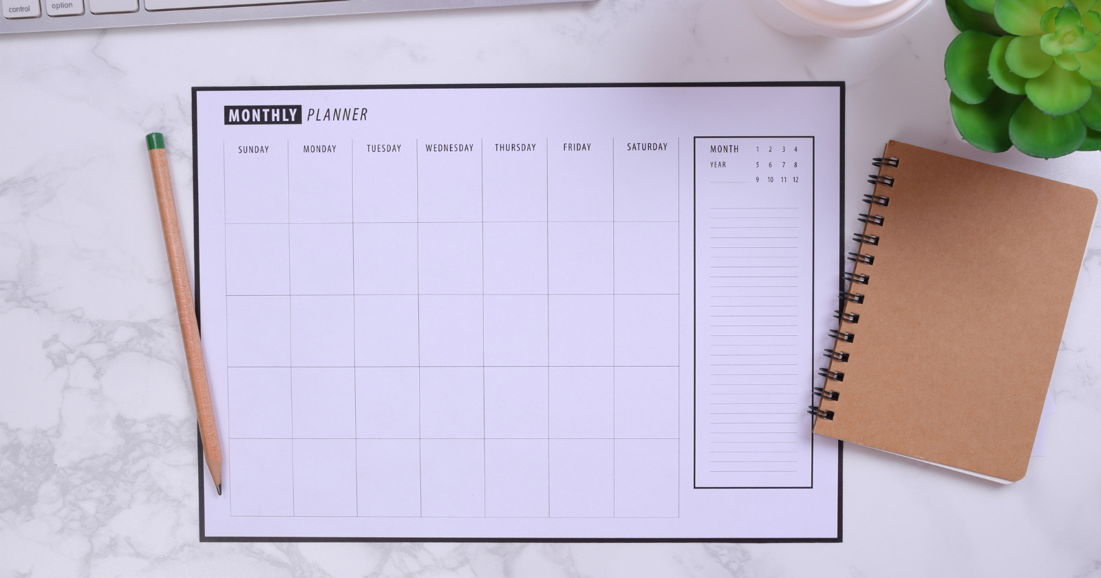 monthly work schedule template